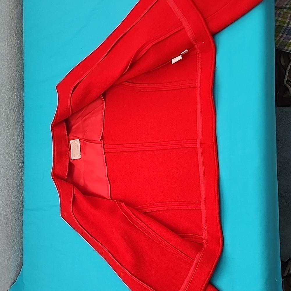 Vintage Pendleton Red Virgin Wool Cropped Jacket … - image 3